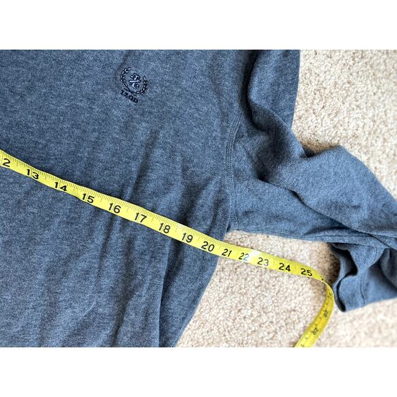 Men's Gray Izod 1/4 Zip Pullover M - Picture 3 of 6